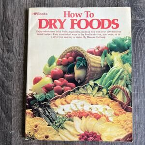 Vintage How To Dry Foods Book with Recipes Pre-Loved